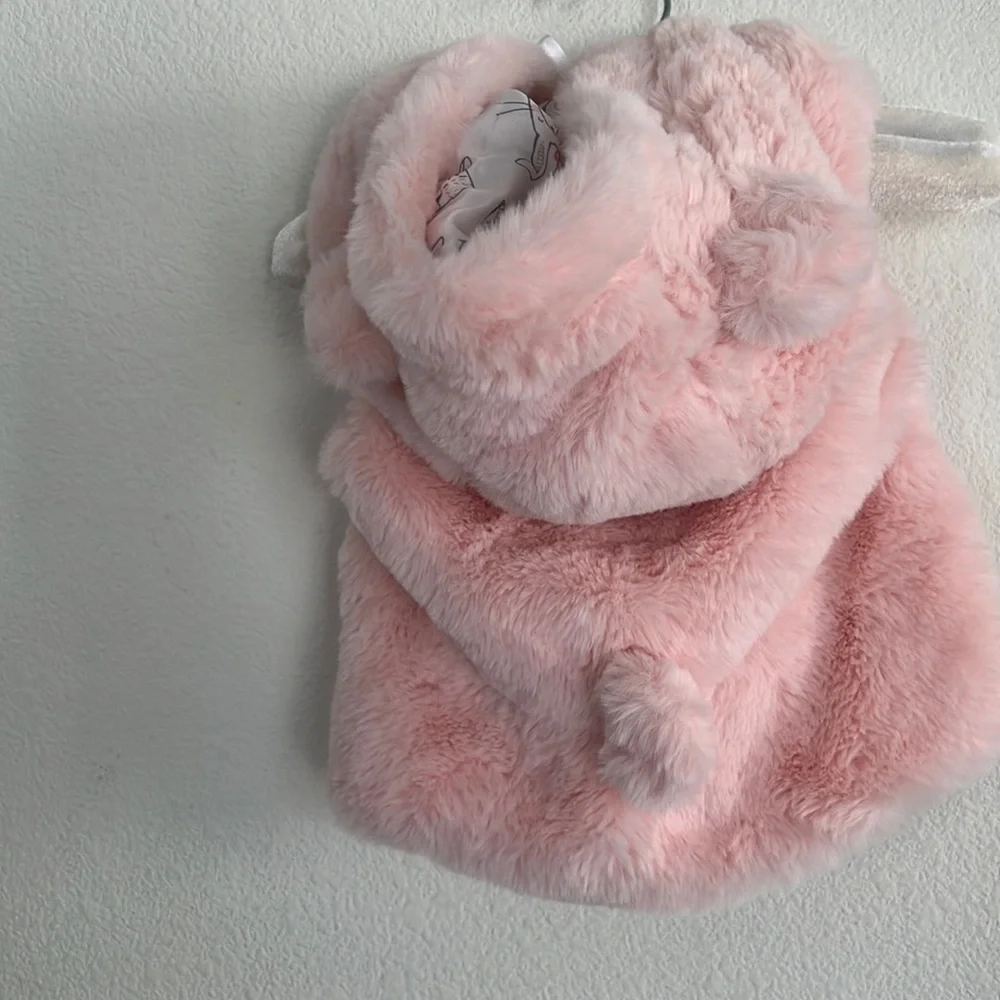 Catherine Malandrino Mini Pink Baby Fur Vest 3-6M - Picture 3 of 11